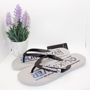 Quiksilver Men's Java Wordmark Flip Flop Size 9